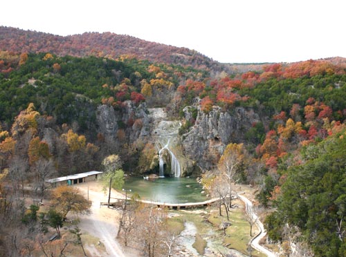 Turner Falls, nestled in the Arbuckle Mountains of South Central Oklahoma