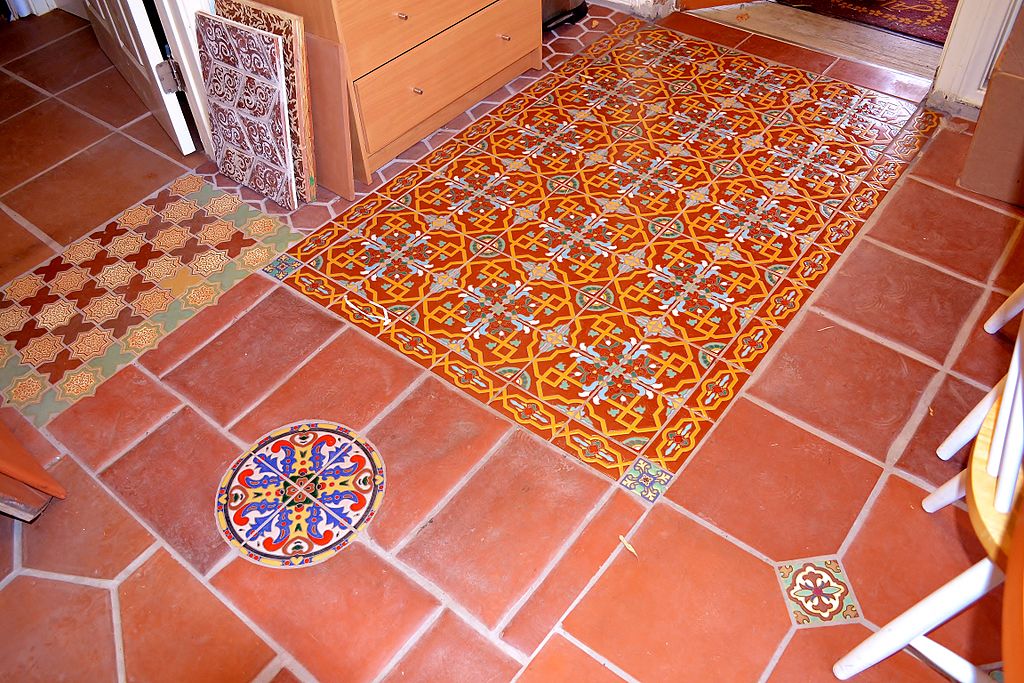Spanish tile makes for inspiring island interiors ... photo by CC user Dschag via wikipedia